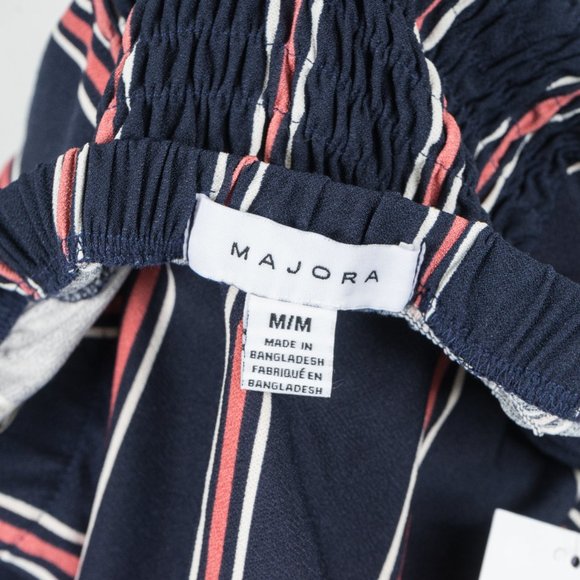 NWT Striped Strapless Maxi Dress - Navy - Medium - Picture 6 of 6